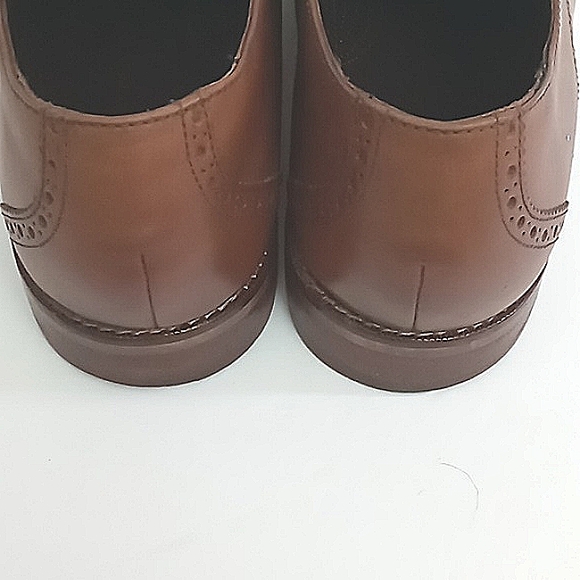 Florsheim Dress Shoes Men's Size 11 D Brown Leather Castellano Cap Toe Oxford - Picture 12 of 13